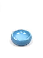 Blauer Futternapf aus Keramik | ocean blue | dopamine decor | moderne bubble Form | Katzen, Hunde, Kaninchen | TUVY  | Katzennapf  | Napf, Näpfe
