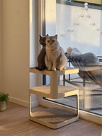 Design-Beistelltisch mit Kratzoption | desert beige