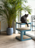 Design-Beistelltisch mit Kratzoption | lagoon blue