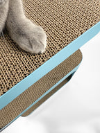 Design-Beistelltisch mit Kratzoption | lagoon blue